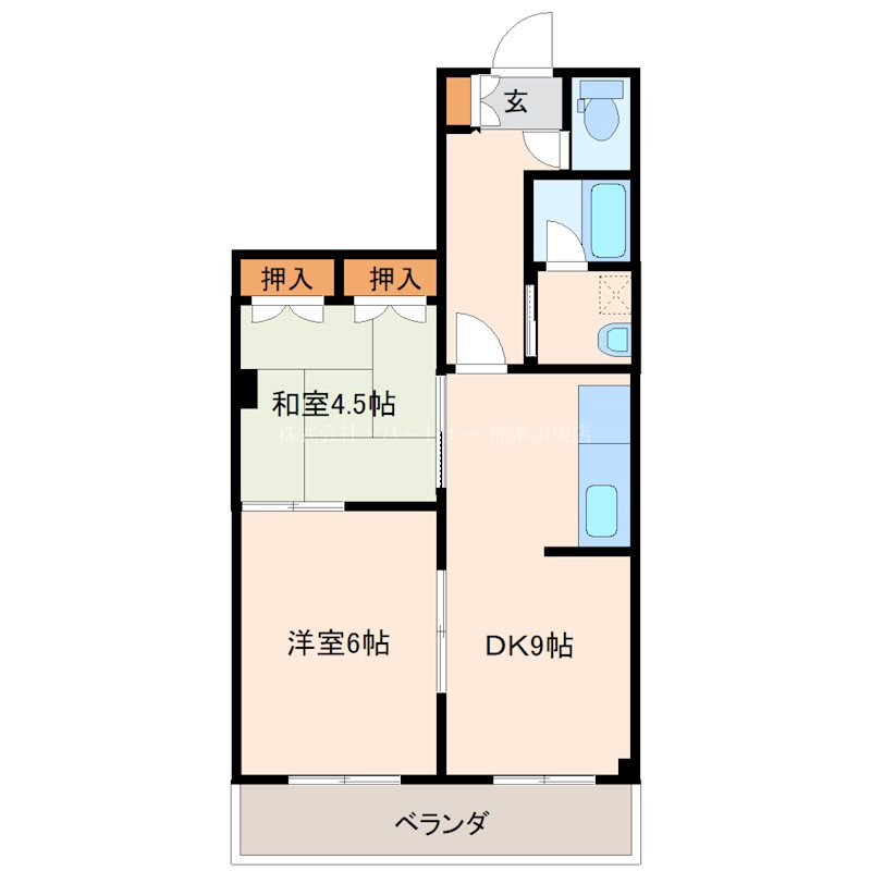 メゾンビスタ  間取り