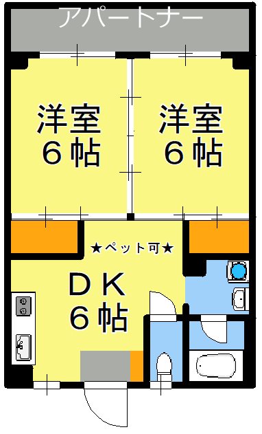 第８松山ビル 間取り