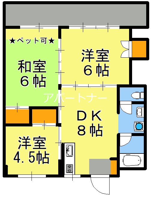 第８松山ビル 間取り