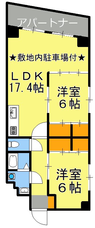 グレイスドミールはやま 間取り
