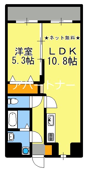 パークサイド染河 間取り
