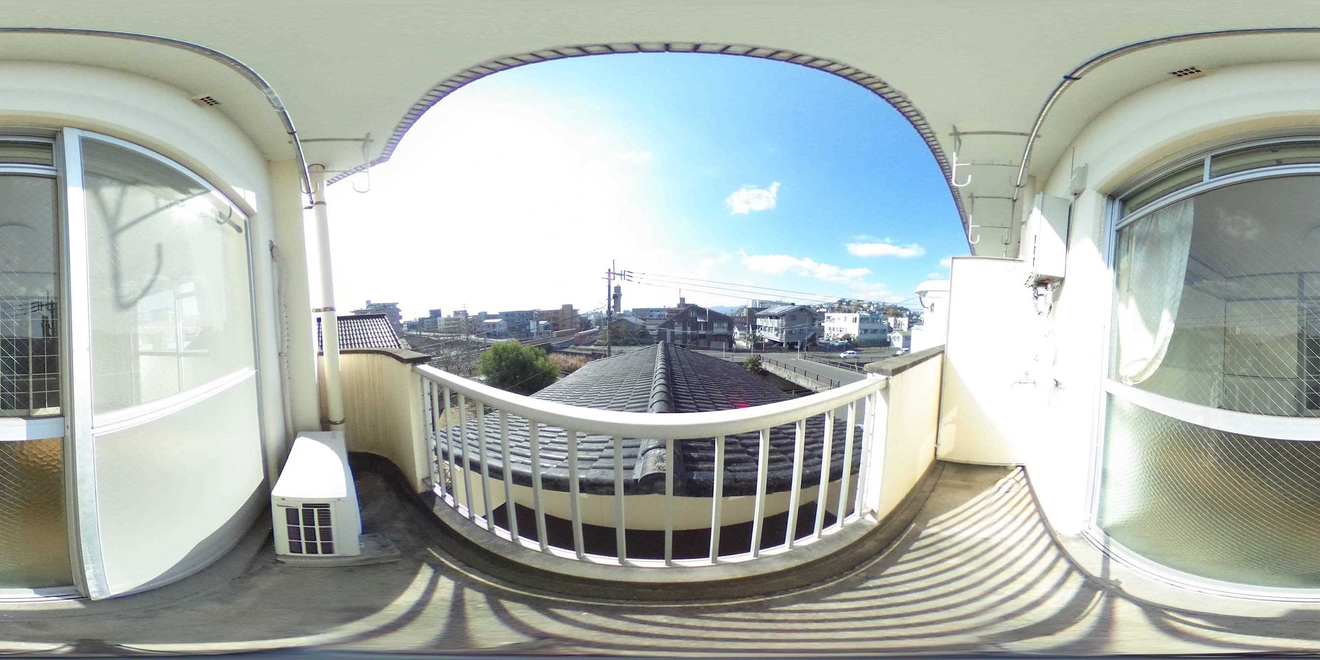 宇宿リバーハイツ ベランダ