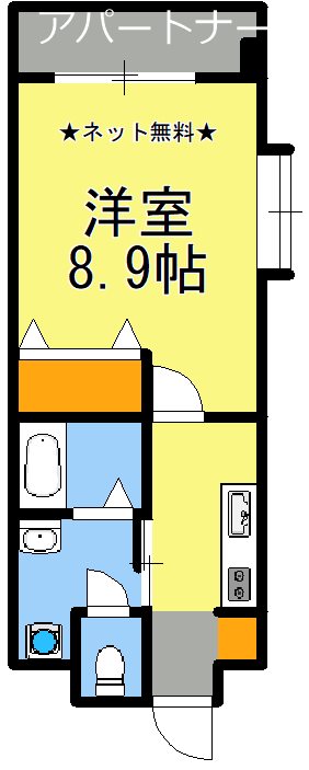 鹿児島県鹿児島市鷹師２丁目 間取り