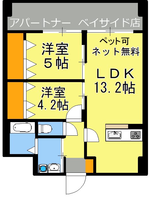 サムティ鹿児島駅前ベイサイドⅡ 間取り