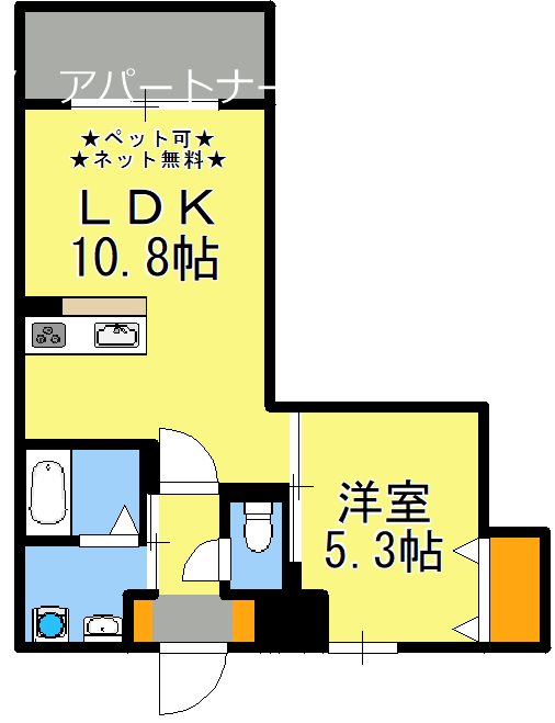 サムティ鹿児島駅前ベイサイドⅡ 間取り