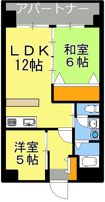 鹿児島県鹿児島市西千石町 間取り