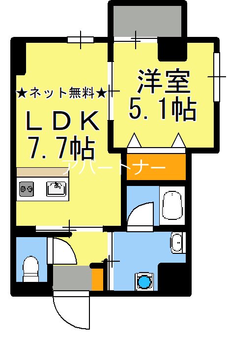 鹿児島県鹿児島市長田町 間取り