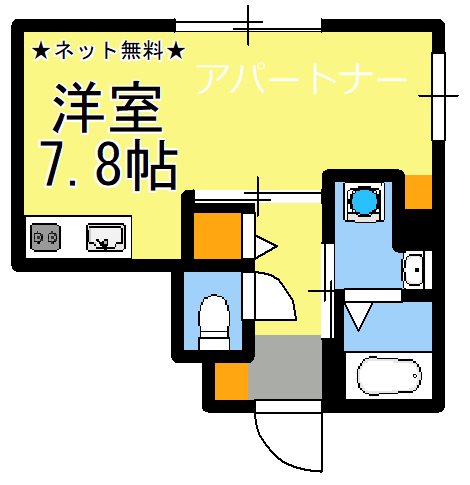 鹿児島県鹿児島市郡元３丁目 間取り