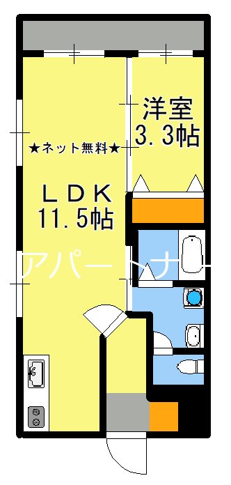 鹿児島県鹿児島市郡元町 間取り