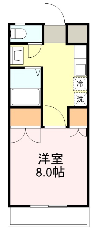 サンパレス小松島 303号室 間取り