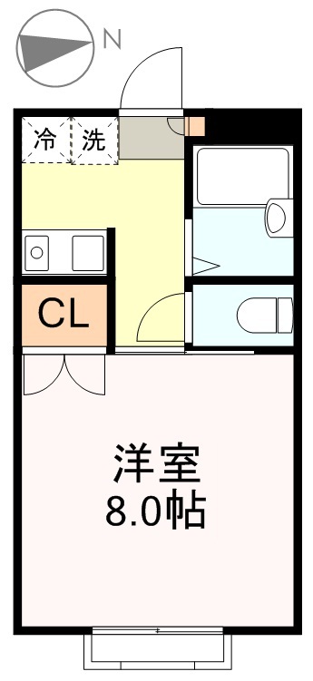イーストハイツ宮町 間取り図