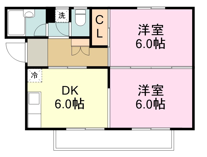 パルコート 間取り図