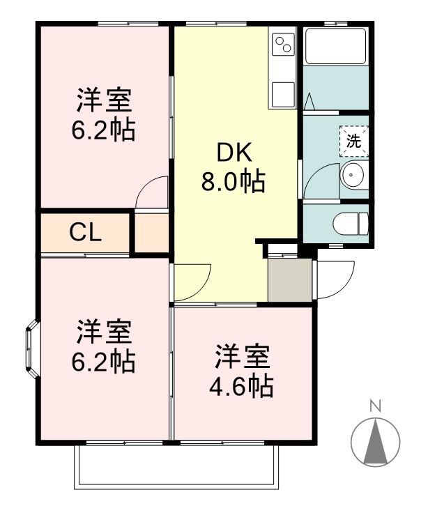 黒松パークヒル 間取り図
