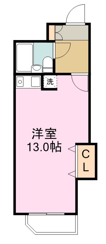 朝日プラザ上杉 間取り図