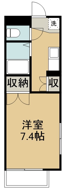 プチメゾンⅡ 101号室 間取り