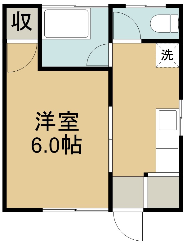 クレセントハウス 間取り図