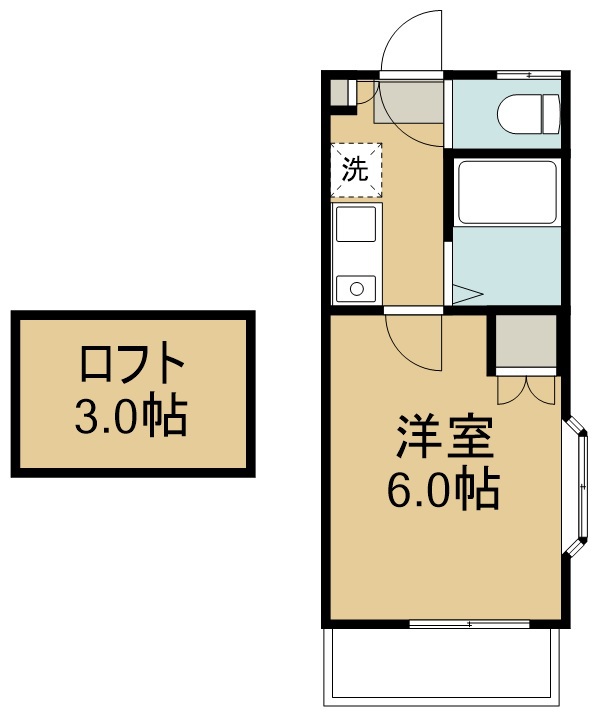 ユーゴーハイム 間取り図