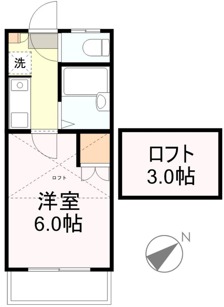 ユーゴーハイム 間取り図