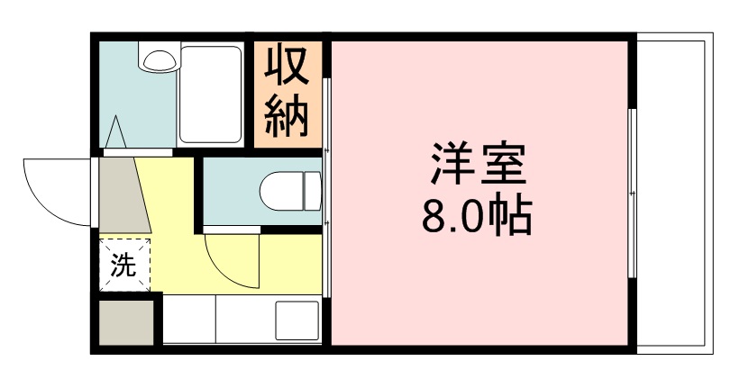 サンレモハイツ上杉 間取り図