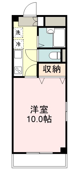 エルスタンザ河原町 206号室 間取り