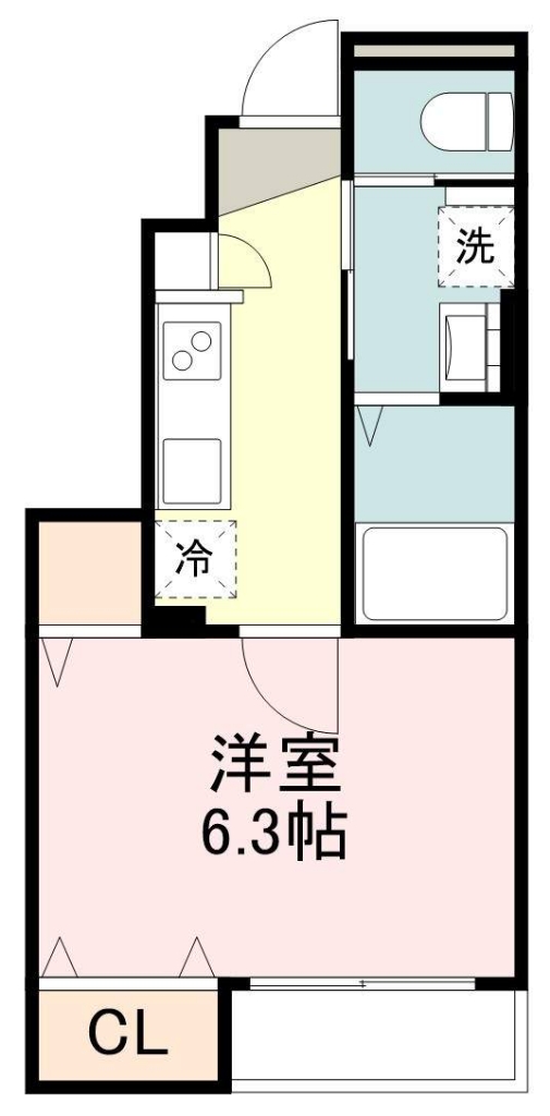 ＤＡＩＣＯＲＯ・Ⅱ 101号室 間取り