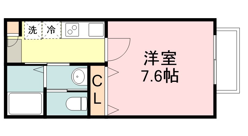 フォレスタ幸町 203号室 間取り