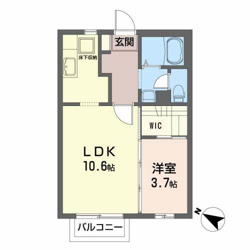 ミラージュＫ 102号室 間取り