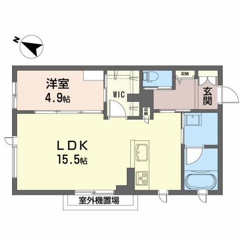 シャーメゾンクレール 303号室 間取り