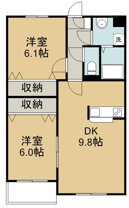 リバーサイドアベニュー 間取り図
