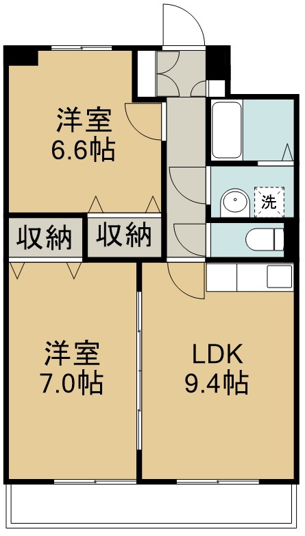 パインイーストⅠ 間取り図