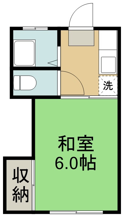 アルコーブ中倉 間取り図