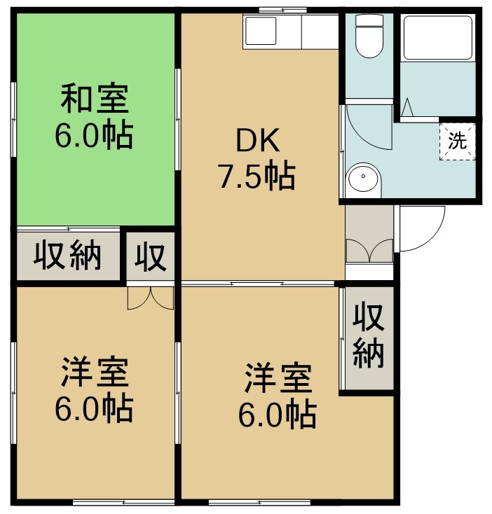 コーポ和 間取り図