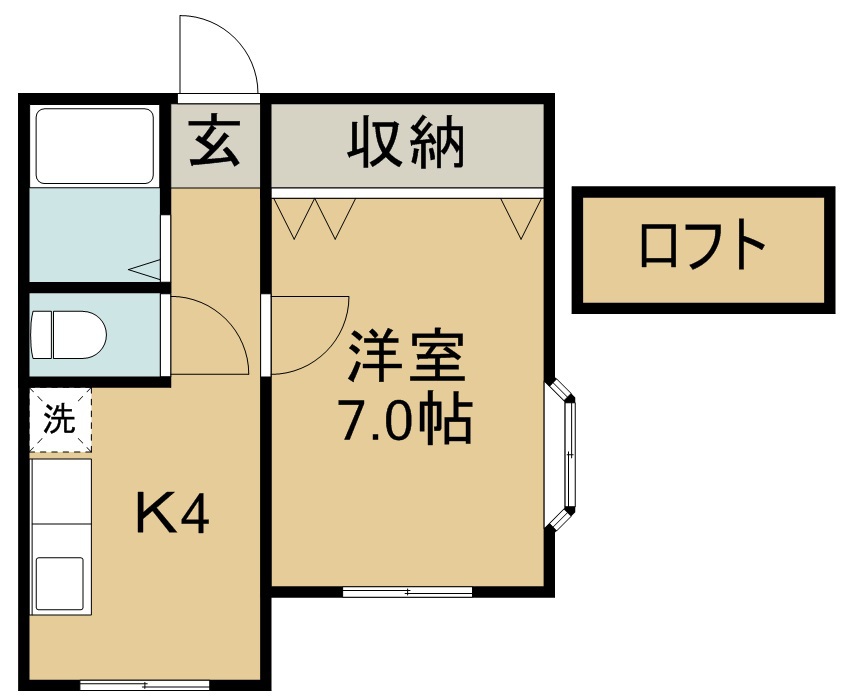 ホワイトキャッスル４１番館 間取り図