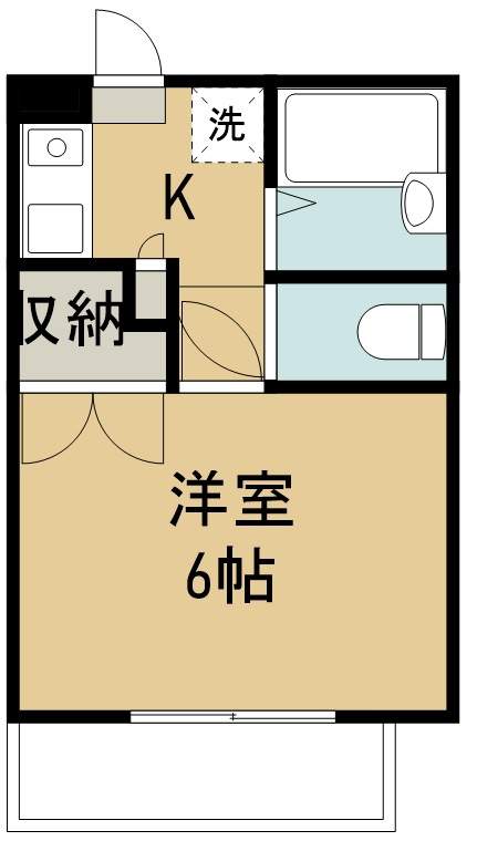 コーディアルハウス一本杉町 110号室 間取り