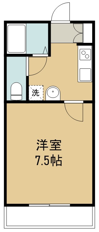 サンローゼ 303号室 間取り