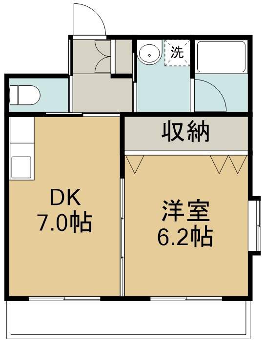 フォレスト広瀬川 間取り図