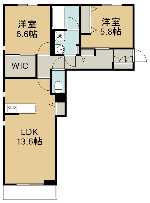 ベレオ　プランドール 間取り図