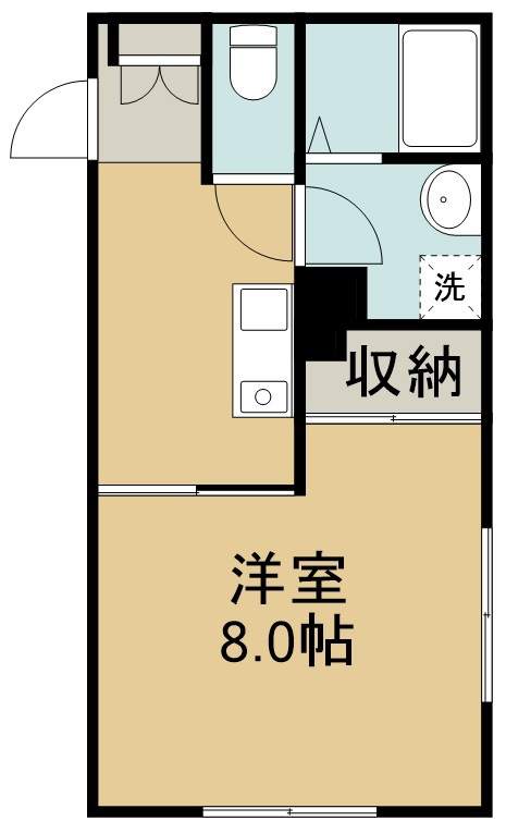 Ｌａｕｒｅｌ新寺 202号室 間取り