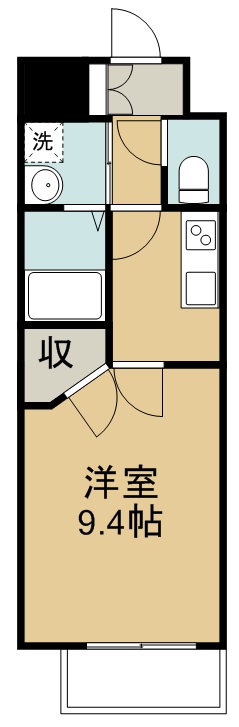 アークデュオ仙台苦竹 216号室 間取り