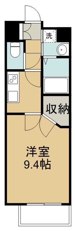 アークデュオ仙台苦竹 1305号室 間取り