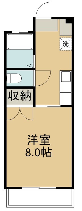 第三佐藤コーポ 203号室 間取り