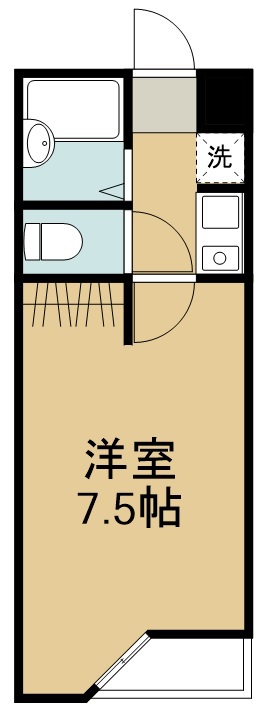 ベルシティ中倉 205号室 間取り