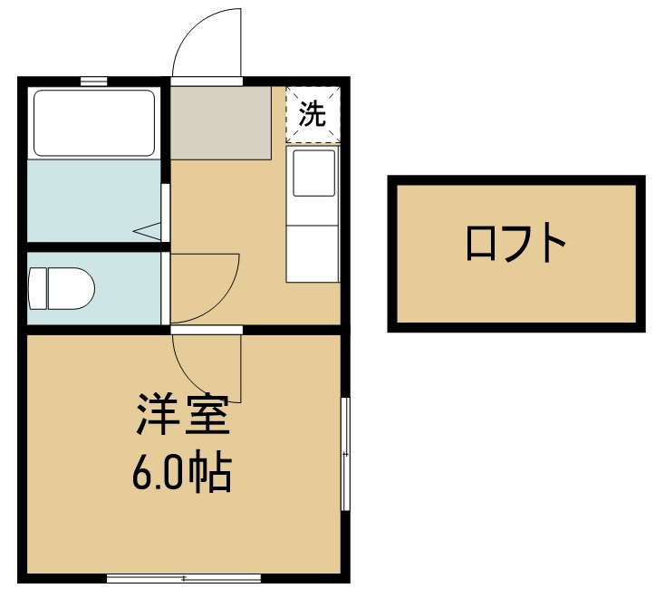アルム宮千代 101号室 間取り