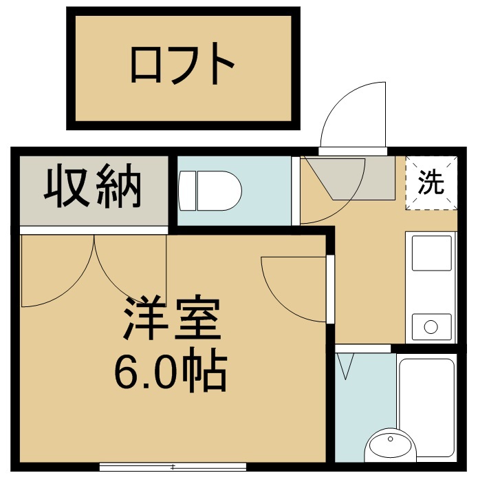 パレス東仙台３ 105号室 間取り