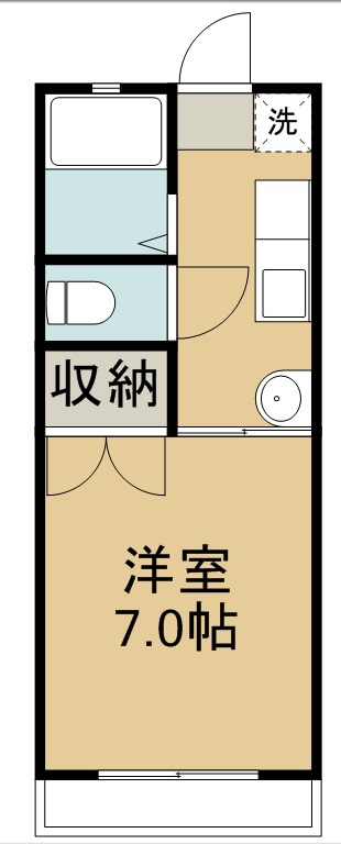 桜ヶ丘プライム 203号室 間取り