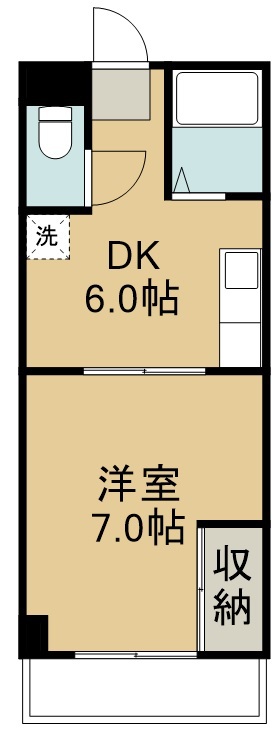 カラーズガーデン仙台東口 402号室 間取り