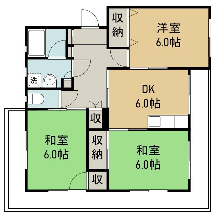 メゾン・ド三軒橋 間取り図