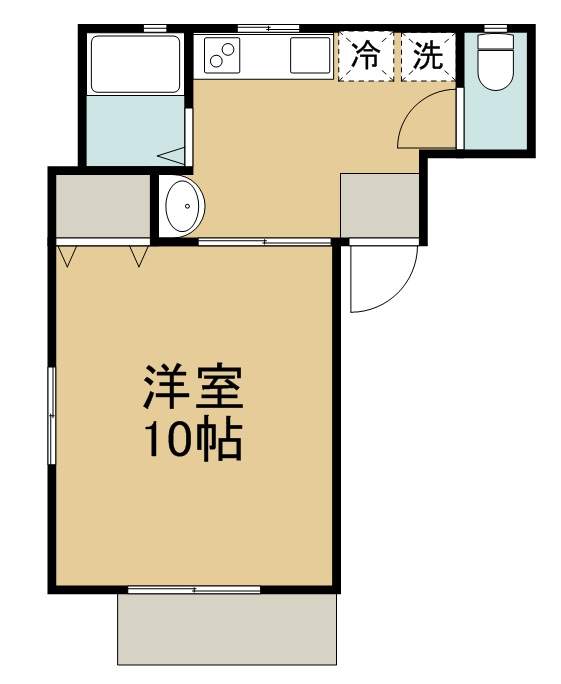 パルプンテＡ 102号室 間取り