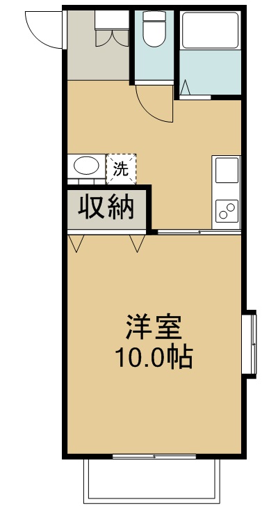 フィレンツェⅡ 205号室 間取り
