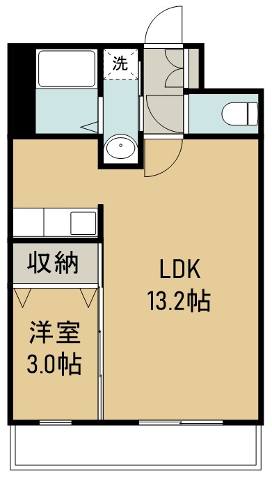 パルメゾン高砂Ⅰ 305号室 間取り
